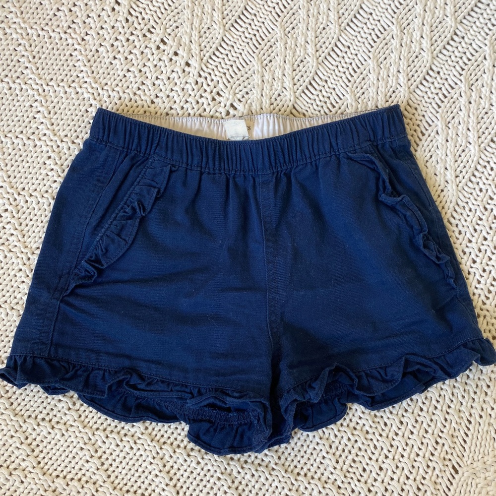 Girls JCrew Factory Crewcuts Shorts Navy Blue size 8